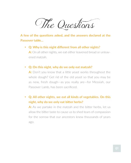 Questions single page from the book
