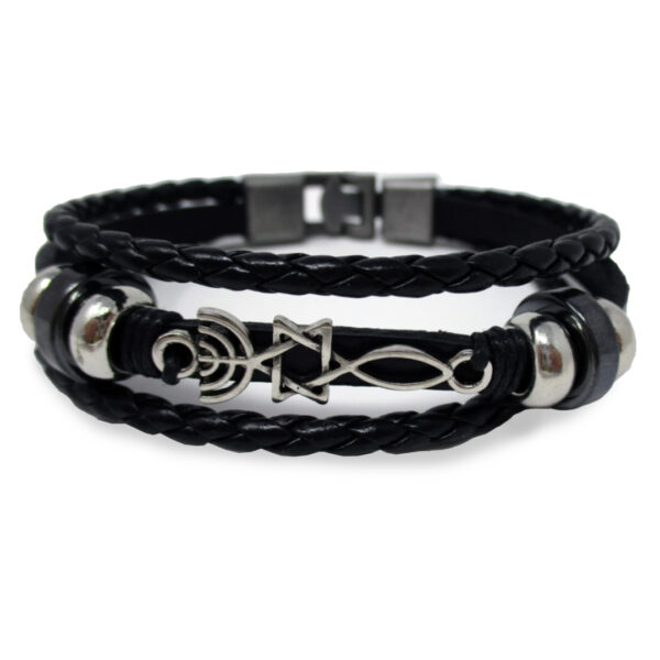 One New Man Leather Bracelet